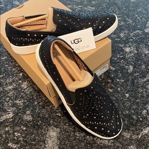 UGG Cas perf leather shoes